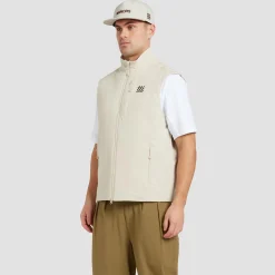 Insulated Course Gilet Ivory