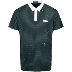 Jackson Polo Eden Green Stripe