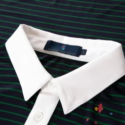 Jackson Polo Eden Green Stripe