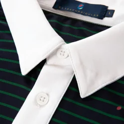 Jackson Polo Eden Green Stripe