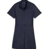 Kassidy Animal Deboss Dress Deep Navy