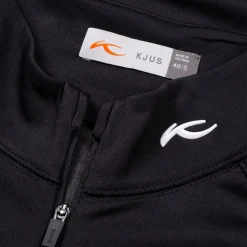 Keano Half Zip Regular Fit Mid Layer Black Melange