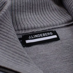 Kian Zipped Golf Sweater Grey Melange