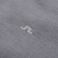 Kian Zipped Golf Sweater Grey Melange