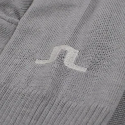 Kian Zipped Golf Sweater Grey Melange