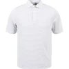 Lee Stripe Stretch Polo Alloy/White