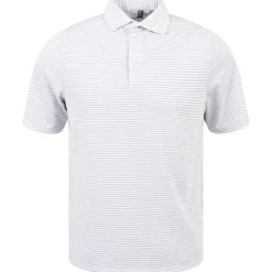 Lee Stripe Stretch Polo Alloy/White