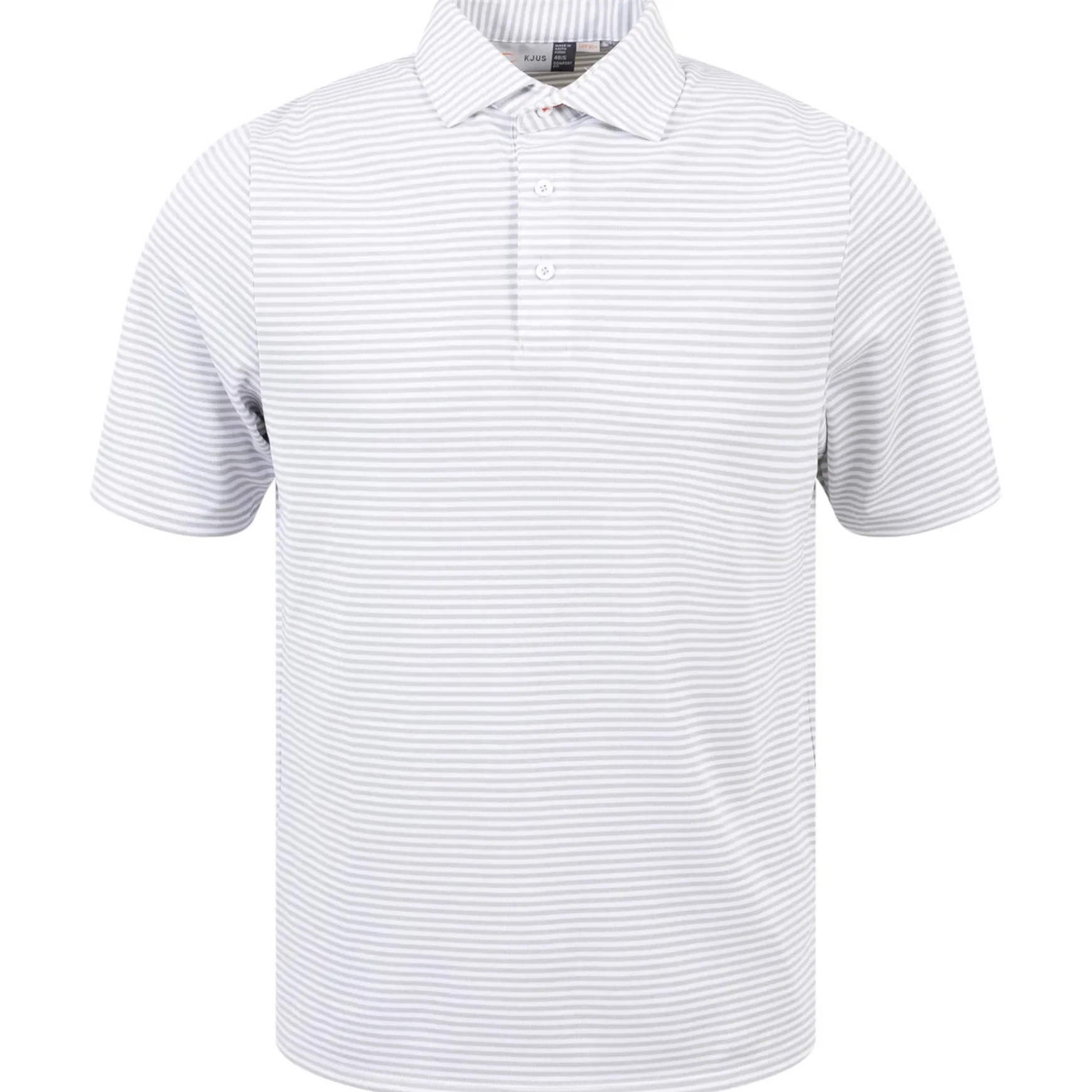 Lee Stripe Stretch Polo Alloy/White