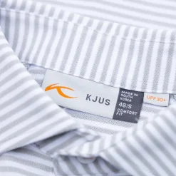 Lee Stripe Stretch Polo Alloy/White