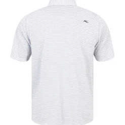 Lee Stripe Stretch Polo Alloy/White