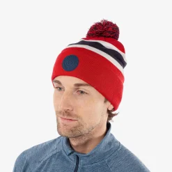 Leighton INTERFACE-1 Beanie Navy/Red/White