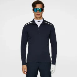 Leon Quarter Zip Mid Layer JL Navy
