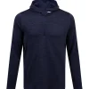Liam Hooded Half Zip Mid Layer Atlanta Blue