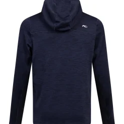 Liam Hooded Half Zip Mid Layer Atlanta Blue