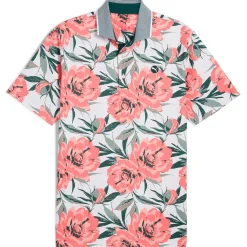 MATTR Beautiful Game Polo White Glow/Red Fire