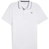 MATTR Elevated Solid Polo White Glow