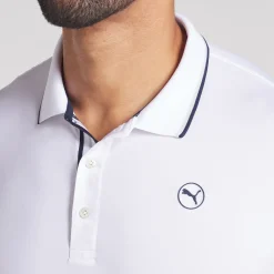 MATTR Elevated Solid Polo White Glow
