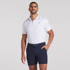 MATTR Elevated Solid Polo White Glow