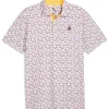 MATTR Paradise Polo White Glow/Sunny Yellow