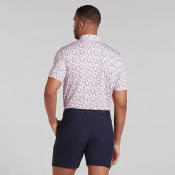 MATTR Paradise Polo White Glow/Sunny Yellow