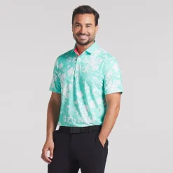 MATTR Rose Polo Aquatic/Peaceful Blue