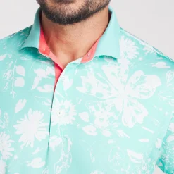 MATTR Rose Polo Aquatic/Peaceful Blue