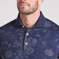 MATTR Rose Polo Deep Navy/Strong Grey
