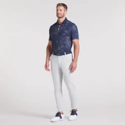 MATTR Rose Polo Deep Navy/Strong Grey