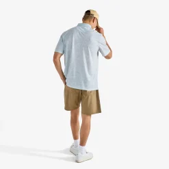 Mezzo Performace Pique Printed Polo Silver