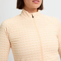 Nicky Full Zip Jacket Monogram Peach