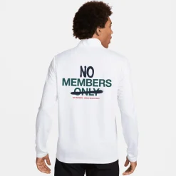 No Members x Nike Victory Half Zip Mid Layer White
