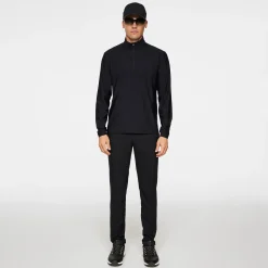 Ollie Tech Quarter Zip Mid Layer Black
