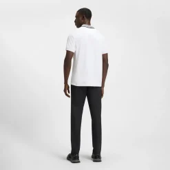 Paddy Rib Polo White