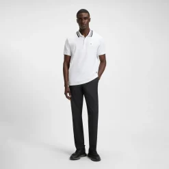 Paddy Rib Polo White