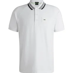 Paddy Rib Polo White