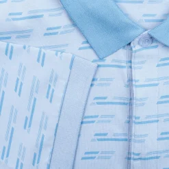 Paddy Tape Polo Open Blue