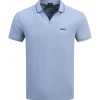 Palle Tape Rib Polo Open Blue