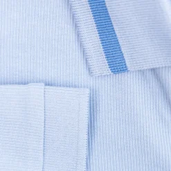 Palle Tape Rib Polo Open Blue
