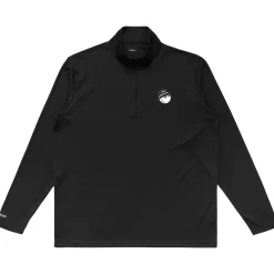 Performance Quarter Zip Mid Layer Black