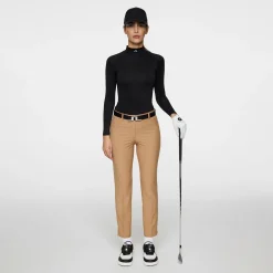 Pia Micro High Stretch Trousers Tigers Eye