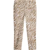 Pia Print Trousers Tour Tigers Eye