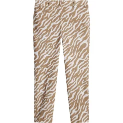 Pia Print Trousers Tour Tigers Eye