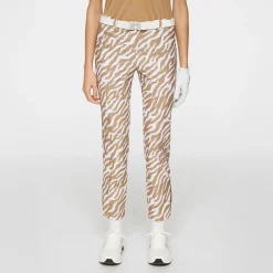Pia Print Trousers Tour Tigers Eye