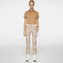 Pia Print Trousers Tour Tigers Eye