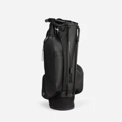 Player V Pro Pebbled 7-Way Stand Bag Black