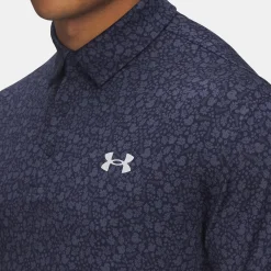 Playoff 3.0 Printed Polo Midnight Navy/Halo Grey