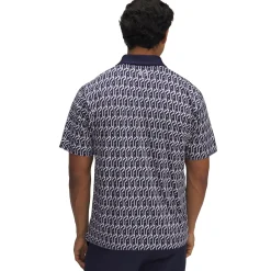 Playoff 3.0 Printed Polo White/Navy/Steel