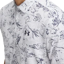 Playoff 3.0 Printed Polo White/Midnight Navy