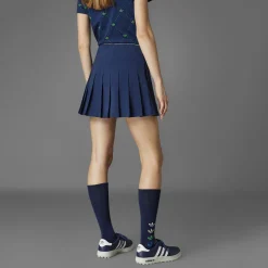 Pleated Skort Night Indigo