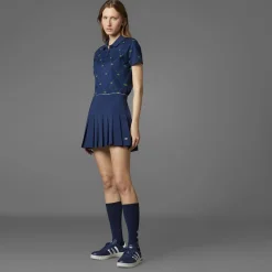 Pleated Skort Night Indigo